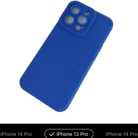 Royal Blue Silicone iPhone Case - Picture 5 of 5